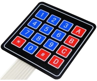 4×4 Matrix Keypad Module (Membrane)